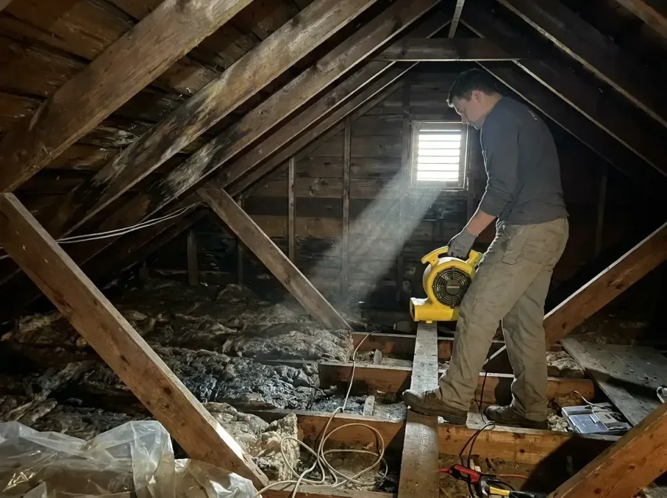 attic-water-damage-drying-proc-007 — frequently asked questions, Emergency Water Extraction & 24/7 Flood Response in Lincrof…